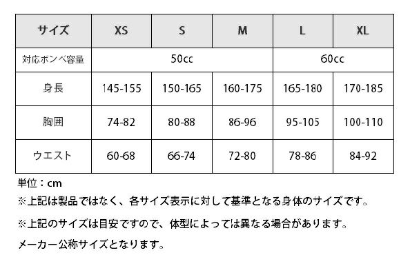 hit-air 改良版エアバッグプロテクター Hモデル ユニセックスXS～XL 