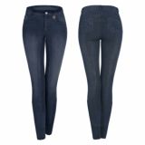 乗馬キュロット　乗馬用キュロット デニム調　フルグリップ　フルシート　乗馬 HORZE デニム調 乗馬キュロット 乗馬用キュロット フルシート