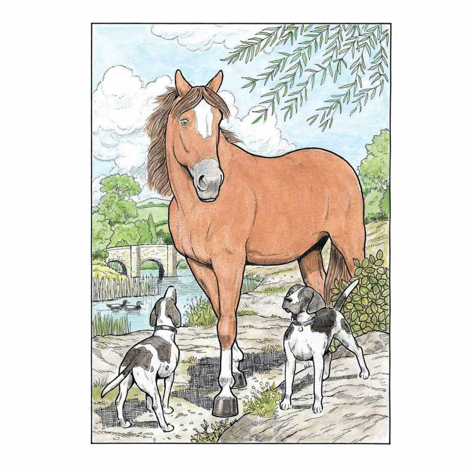 クリエイティブ・ヘブン 馬の塗り絵ブック （洋書 Creative Haven Great Horses Coloring Book