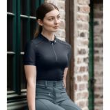 E・L・T ナンシー ジップシャツ 半袖 レディース|JODHPURS