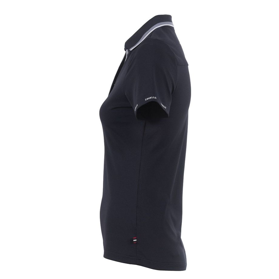 Cavallo ピケ Vネック ポロシャツ レディース|JODHPURS Cavallo ピケ Vネック ポロシャツ レディース|JODHPURS