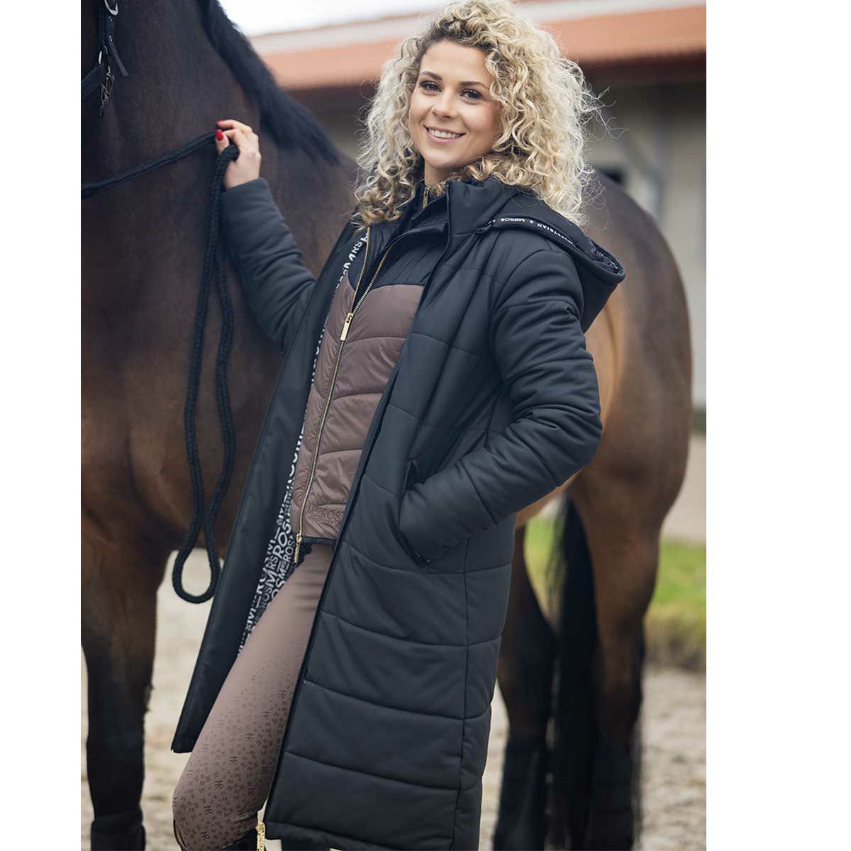 乗馬 ジャケット Cavallo エデン キルティング いちじるしい レディース