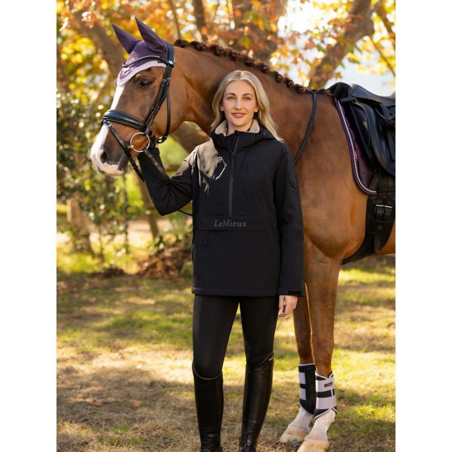LeMieux フィービー ウォータープルーフ ハーフジップ フード